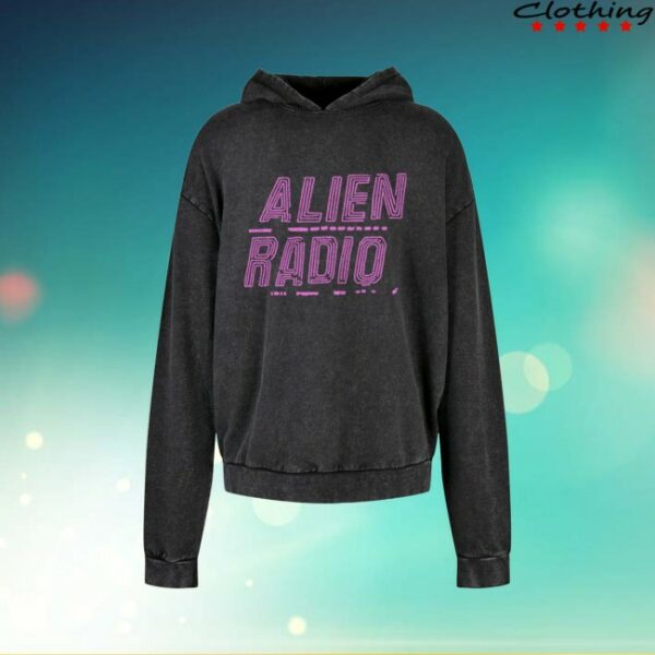 Coldplay Store Merch Alien Radio Music Of The Spheres World Tour 2025 Hoodie