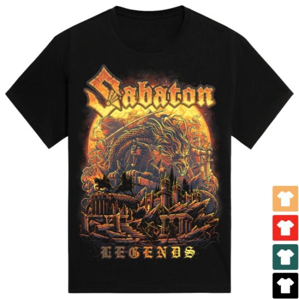 Sabaton Store Merch Legends Reborn T-Shirt
