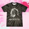 kenny architects store merch all i got was whiplash crystal tie dye black t shirt