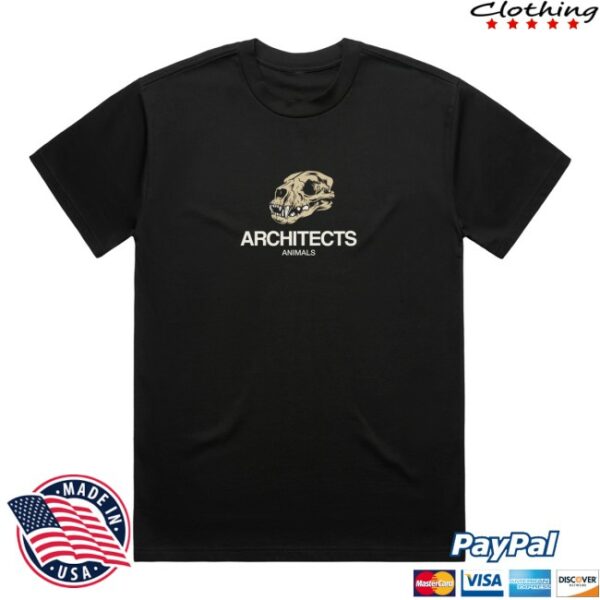 Architects Store Merch I’m A Fucking Animal Black T-Shirt