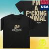 kenny architects store merch im a fucking animal black t shirt jfdui
