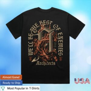 Architects Store Merch Best Of Enemies Black T-Shirt