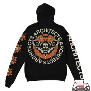 Architects Store Merch Deaths Head Pullover Black Hoodie