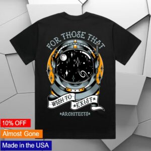 Architects Store Merch For Those That Wish To Exist Astronaut Black T-Shirt