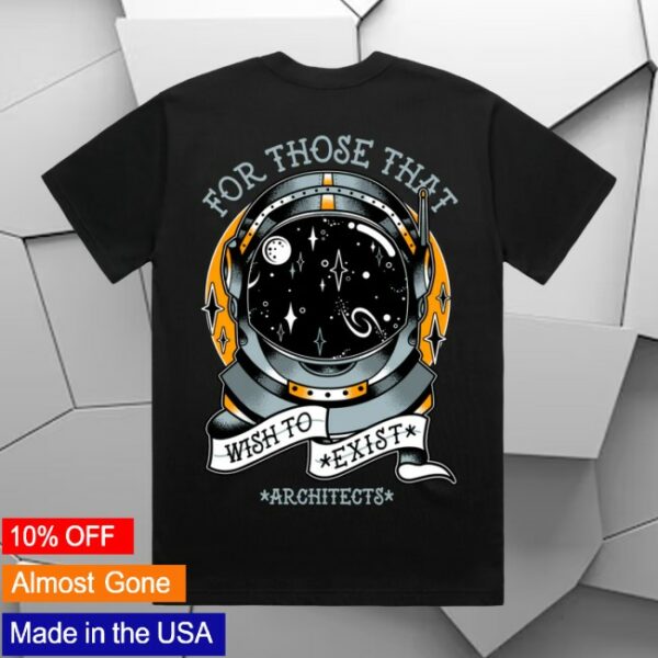 Architects Store Merch For Those That Wish To Exist Astronaut Black T-Shirt