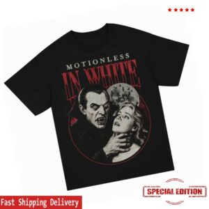 Motionless In White Store Merch Nocturnal Black T-Shirt