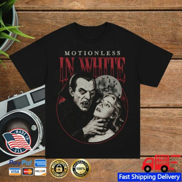 Motionless In White Store Merch Nocturnal Black T-Shirt