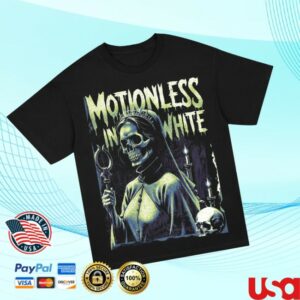Motionless In White Store Merch Skelequeen Black T-Shirt