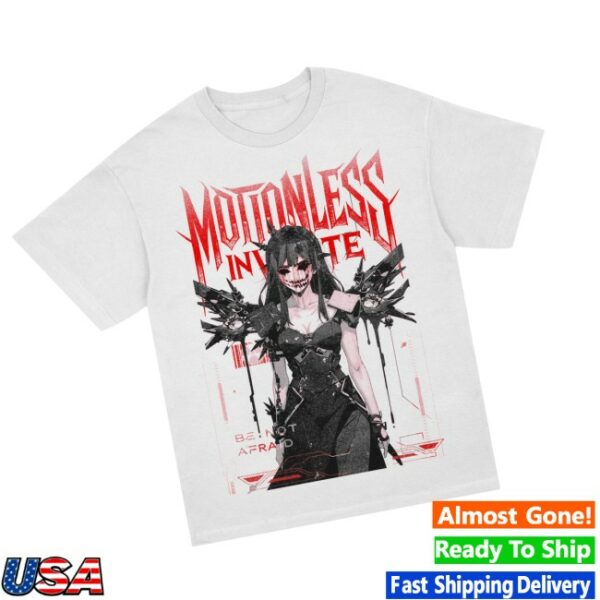 Motionless In White Store Merch Be Not Afraid White T-Shirt