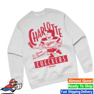 704 Shop Store Merch Charlotte Checkers Retro Player Sweatshirt
