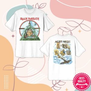 Iron Maiden Merch Store Aces High Live After Death 40Th Anniversary Tee