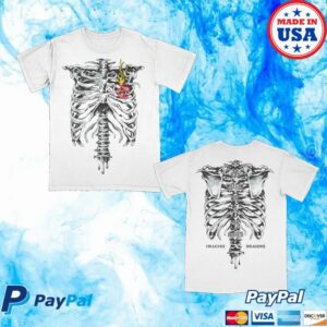 Imagine Dragons Music Shop Merch Feel It In My Bones Skeleton Tee