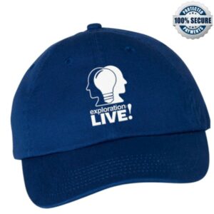 Explorationlive Store Merch Logo Blue Hat