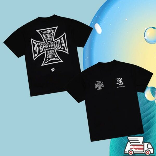 Fuerza Regida Merch Store Chopper Black Ss Tee