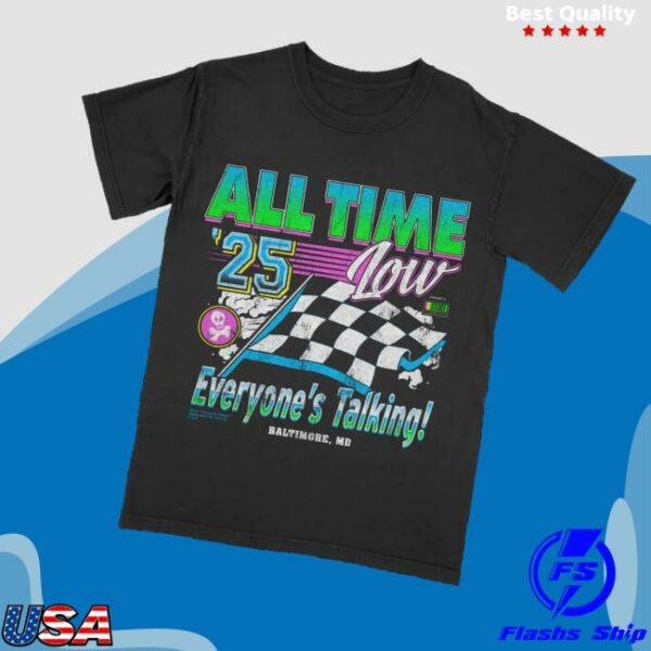 All Time Low Store Merch Everyone’s Talking Racing Tee