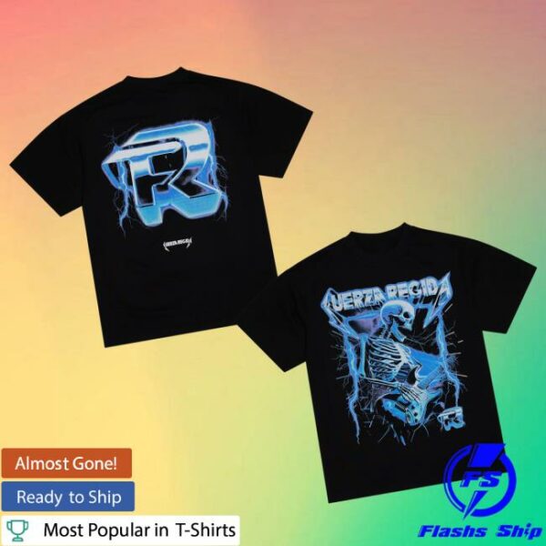 Fuerza Regida Merch Store Rocker Black Ss Tee