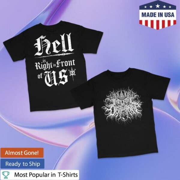 Immortal Disfigurement Merch Store Hell Blackletter Tee