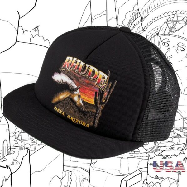 Saks Fifth Avenue Store Merch Mesa Stallion Trucker Hat
