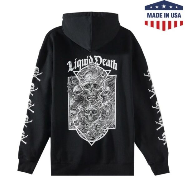 Liquid Death Store Merch Eternal Death 2 Zip Hoodie