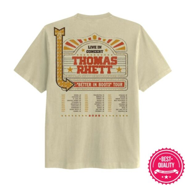 Thomas Rhett Shop Store Merch 2025 Marquee Tee