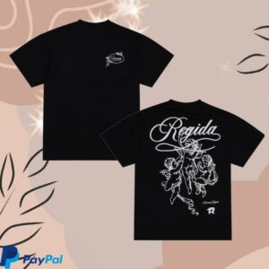 Fuerza Regida Shop Merch Angelitos Black Tee