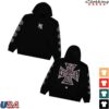 kenny Fuerza Regida Shop Merch Pink Chopper Hoodie Blackv