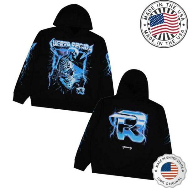 Fuerza Regida Shop Merch Rocker Hoodie Black