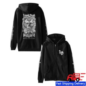 Liquid Death Merch Store Eternal Death 2 Zip Hoodie