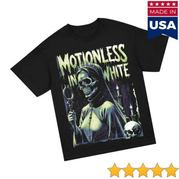 Motionless In White Official Store Merch Skelequeen T-Shirt Black