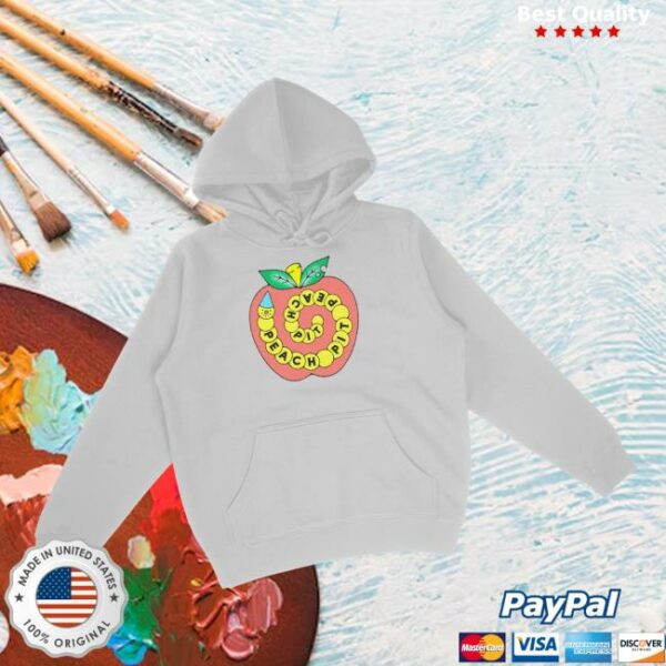 Peach Pit Merch Store Caterpillar Hoodie