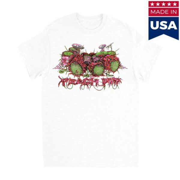 Peach Pit Merch Store Meat Drums Tee