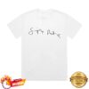kenny simply red store merch handwritten logo white t shirt