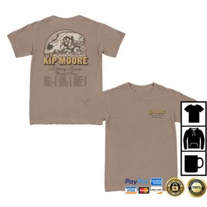 Kip Moore Merch Store Solitary Tracks World Tour Tee