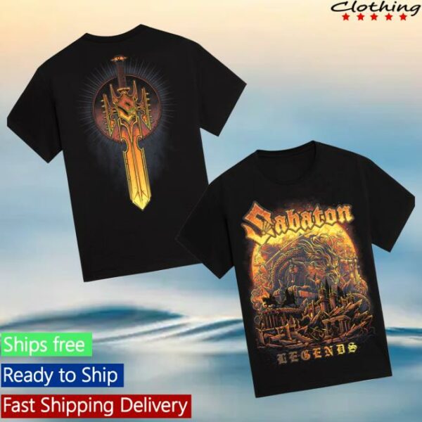 Sabaton Merch Store Legends Reborn T-Shirt