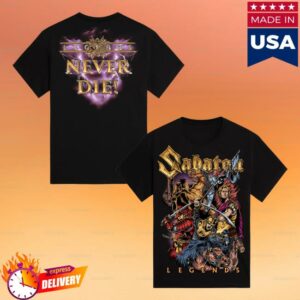 Sabaton Merch Store Vault Of Legends Purple T-Shirt