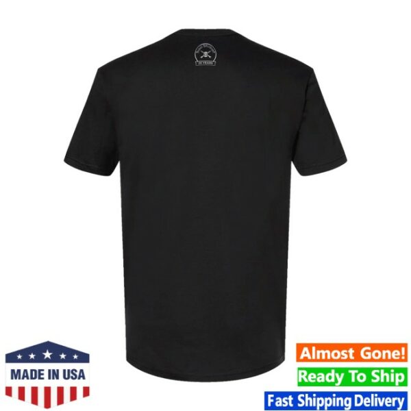 Pirates Press Records Store Merch Teenage Bottlerocket – Silver Logo – Black – T-Shirt