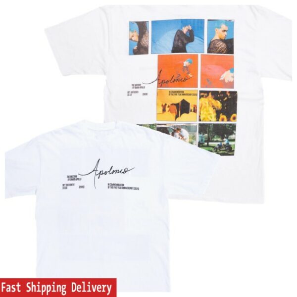 Omar Apollo Store Merch Apolonio Anniversary White Tee