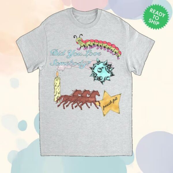 Peach Pit Merch Store Shop Did You Love Somebody Tee