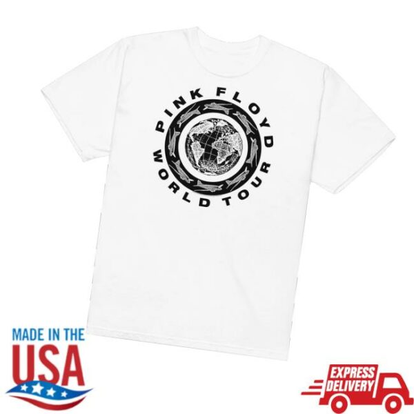 Pink Floyd Shop Merch World Tour Globe T-Shirt