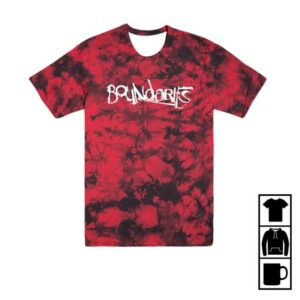 Boundaries Shop Merch Logo Tie Dye Tee
