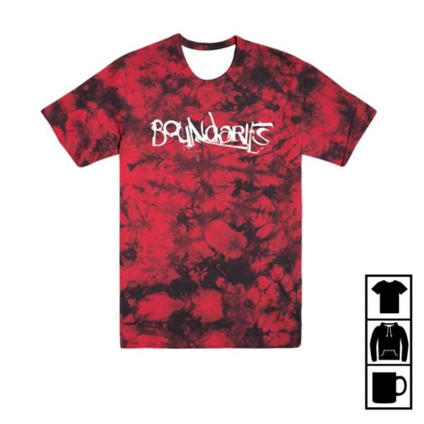 Boundaries Shop Merch Logo Tie Dye Tee