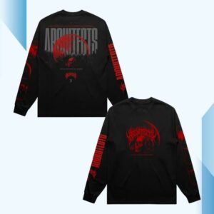 Architect Official Merch Store Moon Skull Black Longsleeve T-Shirt