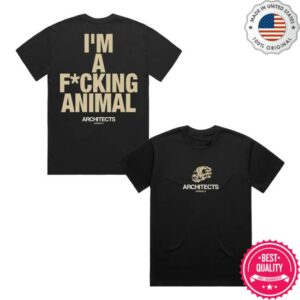 Architect Official Merch Store I’m A Fucking Animal Black T-Shirt