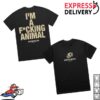 kenny Architect Official Merch Store Im A Fucking Animal Black T Shirta