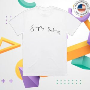 Simplyred Merch Store Handwritten Logo White T-Shirt