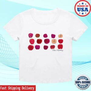 Claire Rosinkranz Merch Store Apple Crop Tee