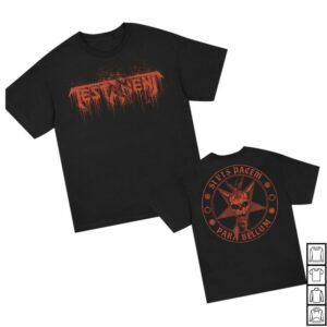 Testament Store Merch Si Vis Pacem Para Bellum Black T-Shirt