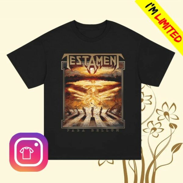 Testament Store Merch Para Bellum Black T-Shirt