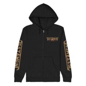 Testament Store Merch Para Bellum Zip Up Black Hoodie