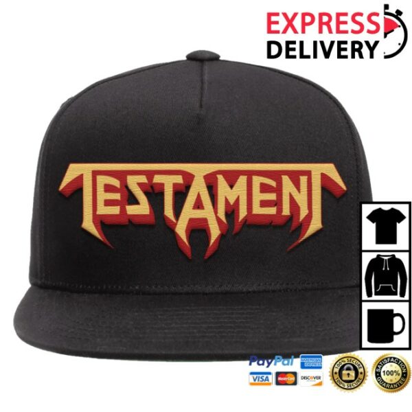 Testament Store Merch Para Bellum Snapback Black Hat